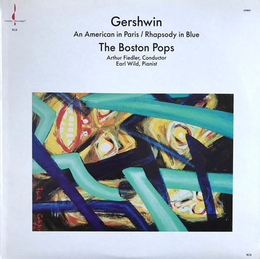 George Gershwin - Boston Pops Orchestra, Arthur Fiedler, Earl Wild : An American In Paris / Rhapsody In Blue (LP, Album, RE, Bar)