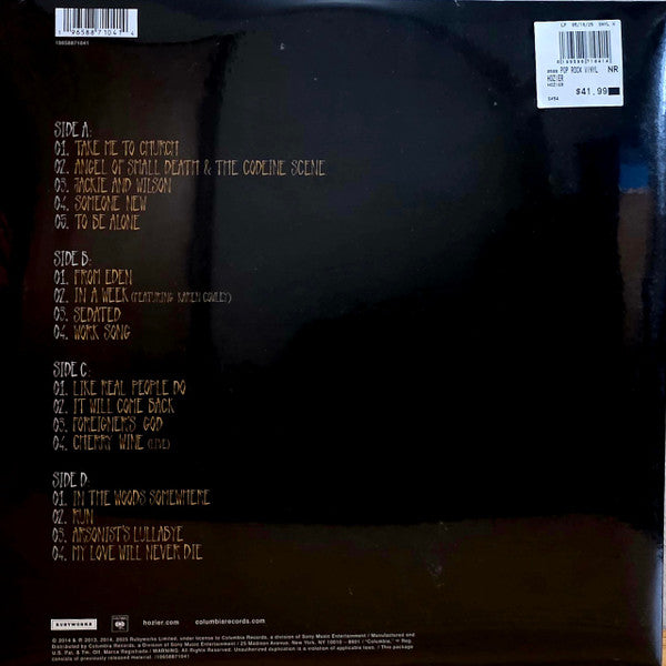 Hozier : Hozier (2xLP, Album, Dlx, RE, Opa)