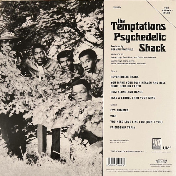 The Temptations : Psychedelic Shack (LP, Album, RE, 140)