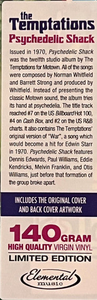 The Temptations : Psychedelic Shack (LP, Album, RE, 140)