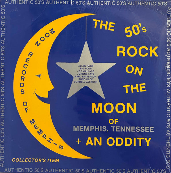 Various : The 50's Rock On The Moon Of Memphis, Tennessee + An Oddity (LP, Comp, Ins)