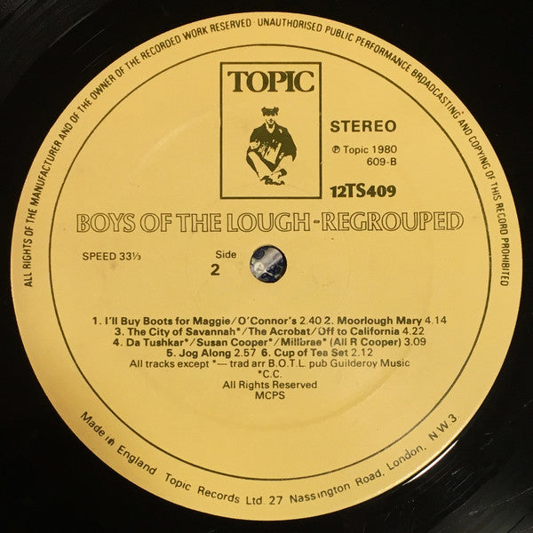 Boys Of The Lough* : Regrouped (LP)