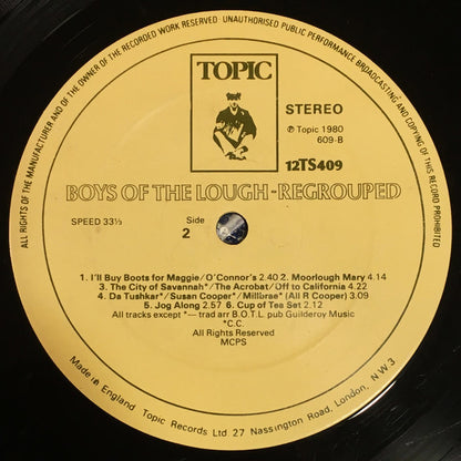 Boys Of The Lough* : Regrouped (LP)