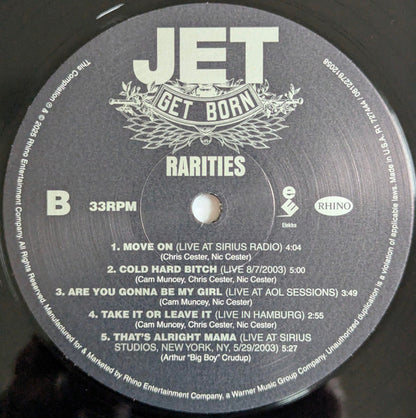 Jet (2) : Get Born Rarities (LP, RSD, Comp, Ltd)