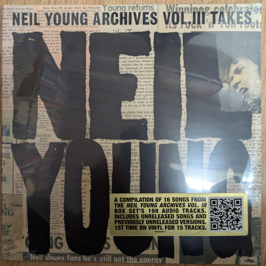 Neil Young : Neil Young Archives Vol. III Takes (2xLP, Comp, M/Print)