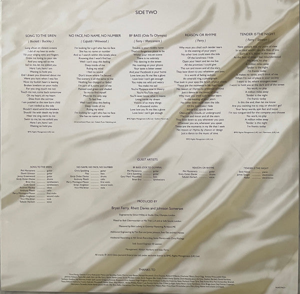 Bryan Ferry : Olympia (LP, Album, Ltd, RE, Red)