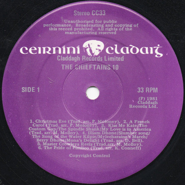 The Chieftains : The Chieftains 10 (LP, Album)