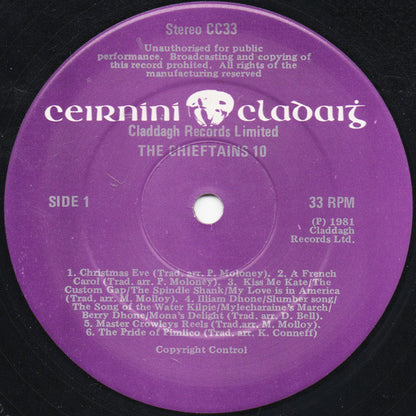 The Chieftains : The Chieftains 10 (LP, Album)