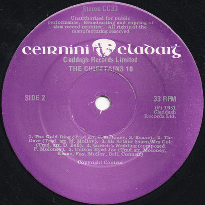 The Chieftains : The Chieftains 10 (LP, Album)