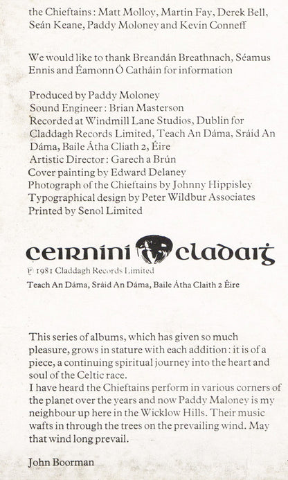 The Chieftains : The Chieftains 10 (LP, Album)