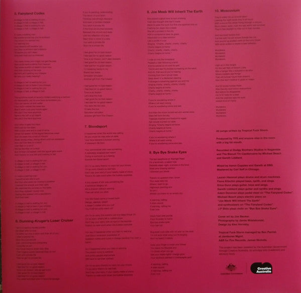 Tropical Fuck Storm : Fairyland Codex (LP, Album, Ltd, Mag)