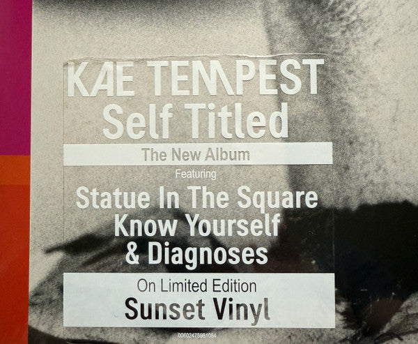 Kae Tempest : Self Titled (LP, Album, Ltd, Ora)
