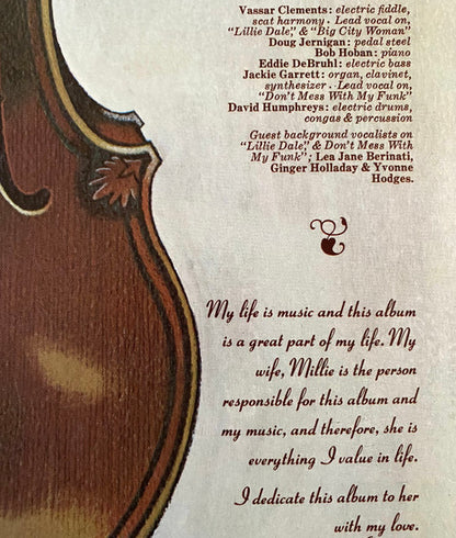 The Vassar Clements Band : The Vassar Clements Band (LP, Album)