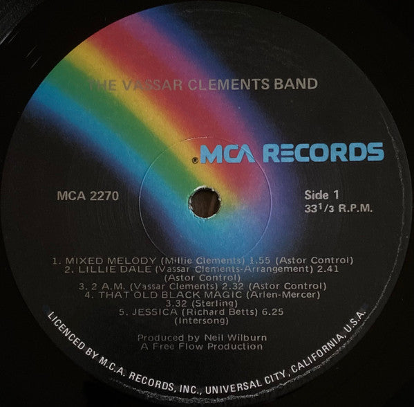 The Vassar Clements Band : The Vassar Clements Band (LP, Album)