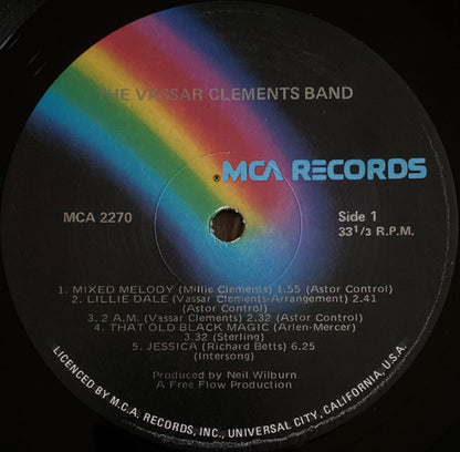 The Vassar Clements Band : The Vassar Clements Band (LP, Album)