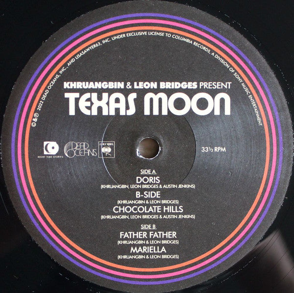Khruangbin & Leon Bridges : Texas Moon (12", EP)