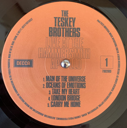 The Teskey Brothers : Live At The Hammersmith Apollo (LP)