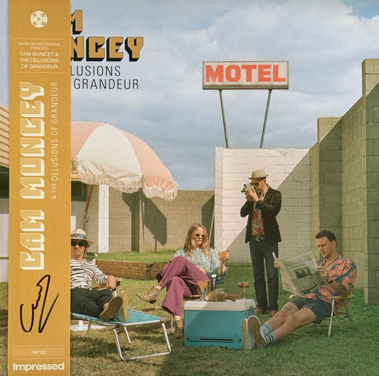 Cameron Muncey & The Delusions Of Grandeur (3) : Cam Muncey & The Delusions Of Grandeur (LP, Album, Club + 7", Single, Club, Ltd, Pow)