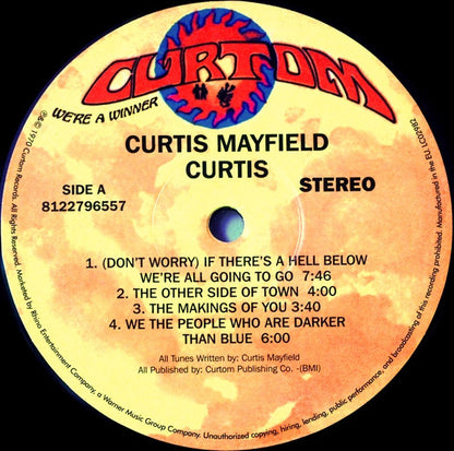 Curtis Mayfield : Curtis (LP, Album, RE, 180)