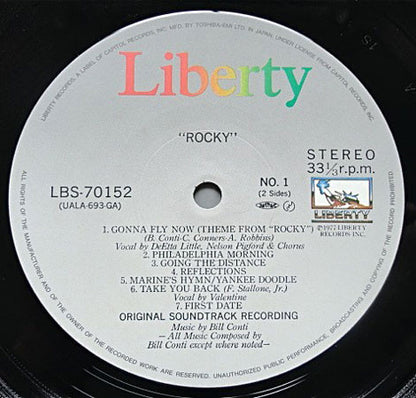 Bill Conti : Rocky - Original Motion Picture Score (LP, Album, RE)