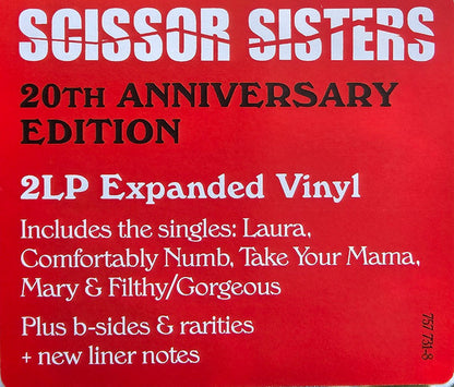 Scissor Sisters : Scissor Sisters (LP, Album, RE, RP + LP, Comp + Dlx, Ltd, 20t)