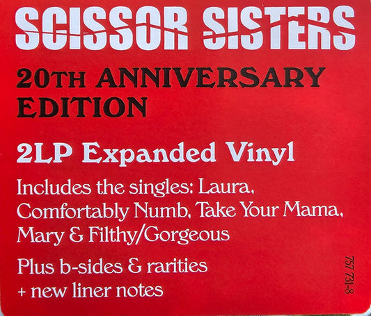 Scissor Sisters : Scissor Sisters (LP, Album, RE, RP + LP, Comp + Dlx, Ltd, 20t)