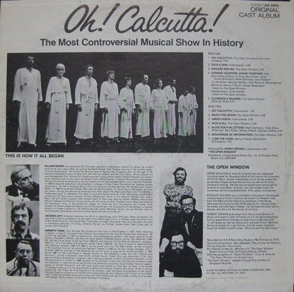 "Oh! Calcutta!" Original Cast : Oh! Calcutta (Original Cast Album) (LP, Album)