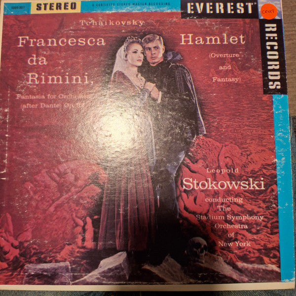 Tchaikovsky*, Leopold Stokowski Conducting  The Stadium Symphony Orchestra Of New York : Francesca Da Rimini, (Fantasia For Orchestra (After Dante) Op. 32) / Hamlet (Overture And Fantasy) (LP, RE, Ora)