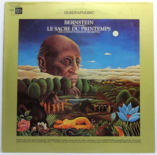 Leonard Bernstein, London Symphony Orchestra, Igor Stravinsky : Le Sacre Du Printemps (LP, Album, Quad)