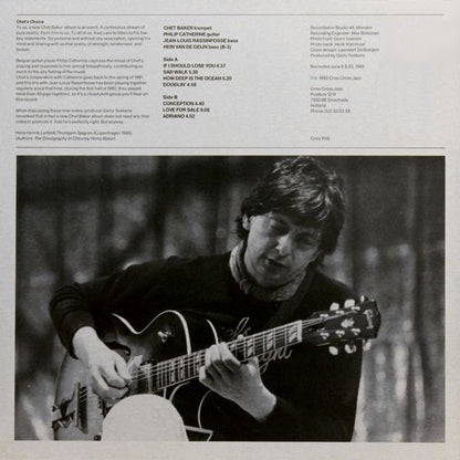 Chet Baker Trio Featuring Philip Catherine : Chet's Choice (LP, Album)