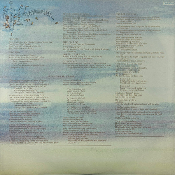 Genesis : Wind & Wuthering (LP, Album, Promo, RE)