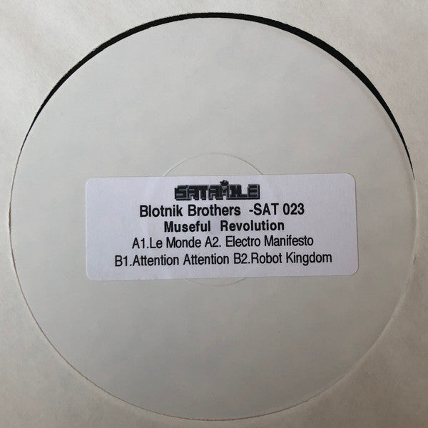 The Blotnik Brothers : Museful Revolution (12", Promo, W/Lbl)