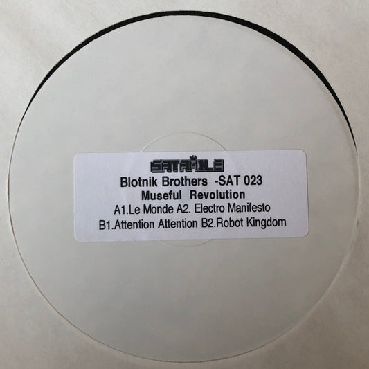 The Blotnik Brothers : Museful Revolution (12", Promo, W/Lbl)