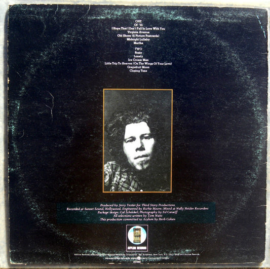 Tom Waits : Closing Time (LP, Album)