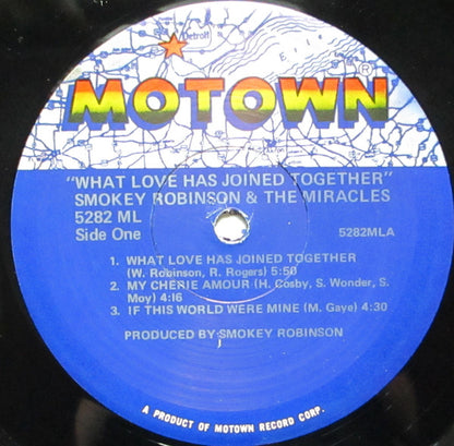 The Miracles : What Love Has Joined Together (LP, RE)