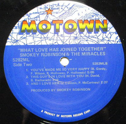 The Miracles : What Love Has Joined Together (LP, RE)