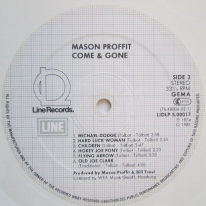 Mason Proffit : Come & Gone (2xLP, Comp, RE, Whi)