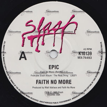Faith No More : Epic (7", B F)