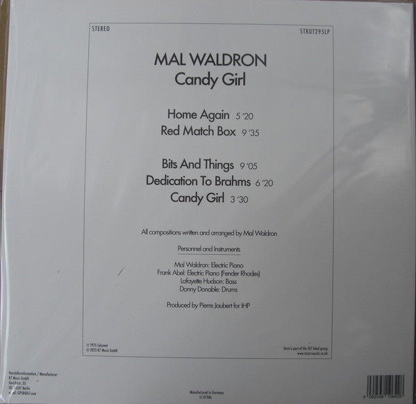 Mal Waldron : Candy Girl (LP, Album, RE, RM)