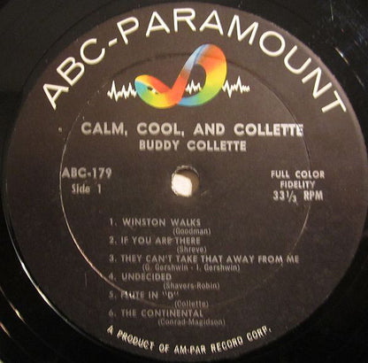 Buddy Collette And His Trio : Calm, Cool & Collette (LP, Album, Mono)