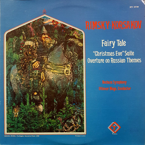 Rimsky-Korsakov* - Bochum Symphony*, Othmar Maga* : Fairy Tale "Christmas Eve" Suite, Overture On Russian Themes (LP, Quad)