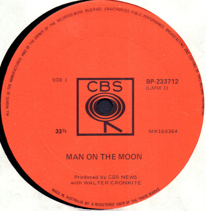 Walter Cronkite : Man On The Moon (LP)