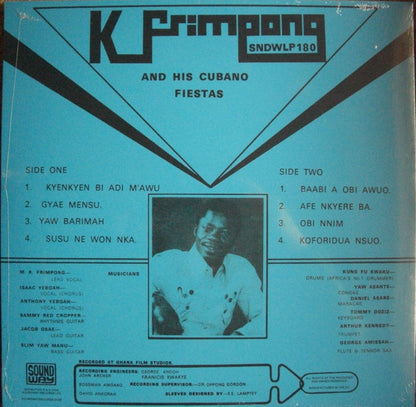 K. Frimpong & His Cubano Fiestas : K. Frimpong And His Cubano Fiestas (LP, RE, RM)