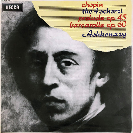 Chopin*, Ashkenazy* : The 4 Scherzi / Prelude Op.45 / Barcarolle Op.60 (LP, ED2)