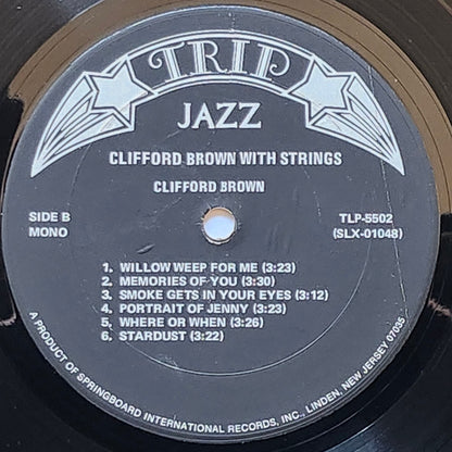 Clifford Brown : Clifford Brown With Strings (LP, Album, Mono, RE)