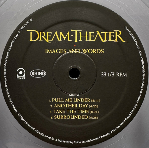 Dream Theater : Images And Words (LP, Album, RE, RP, Cle)
