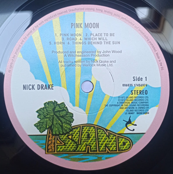 Nick Drake : Pink Moon (LP, Album, RE, Gat)