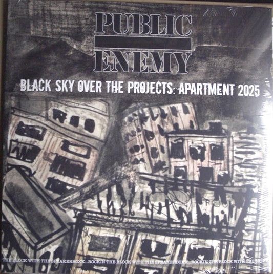 Public Enemy : Black Sky Over The Projects: Apartment 2025 (LP, Album)