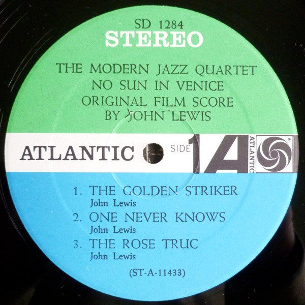 The Modern Jazz Quartet : The Modern Jazz Quartet Plays One Never Knows - Original Film Score For “No Sun In Venice” (LP, Album)