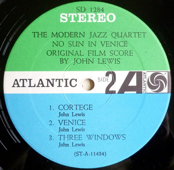 The Modern Jazz Quartet : The Modern Jazz Quartet Plays One Never Knows - Original Film Score For “No Sun In Venice” (LP, Album)